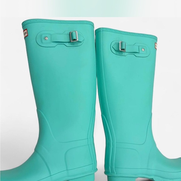 Hunter Aqua Tall Boots - Picture 8 of 8